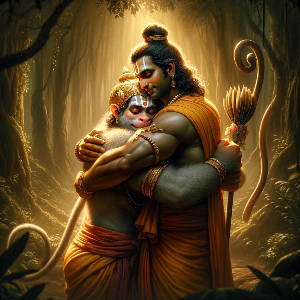 Rama Thanks Hanuman